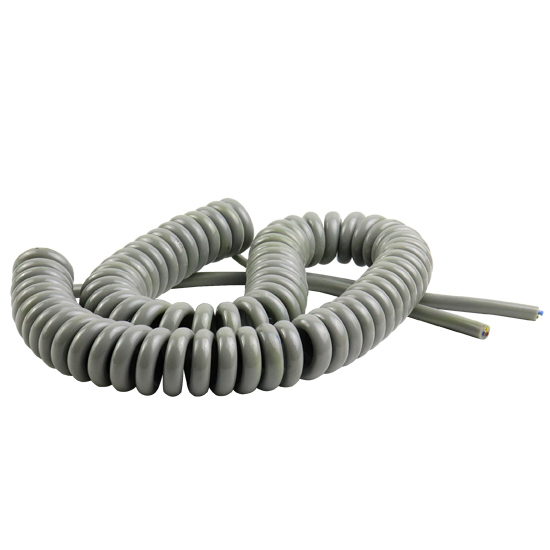 3 Core Coiled Spiral Cable
