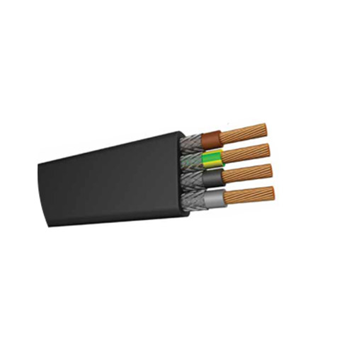(N)GFLCGÖU Screened Flat Festoon Cable Application